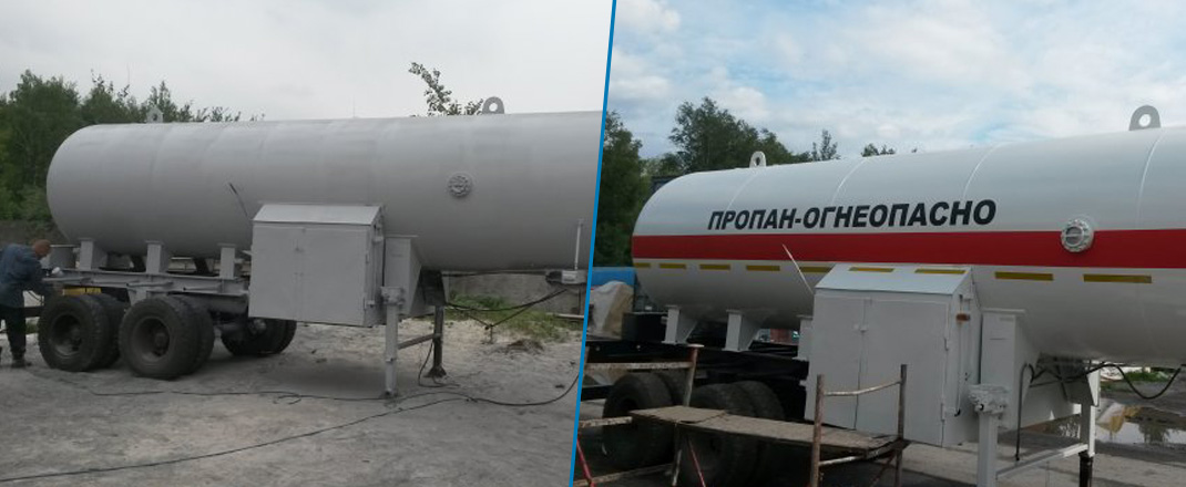 Покраска цистерн в Новосибирске